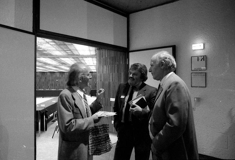VIII. Internat. Imago Mundi-Kongress 1980, Innsbruck, Reinhard Schneider, Dr. Dipl.Phys. Walter Kroy, Prof. Dr. Ing. Herbert L. König