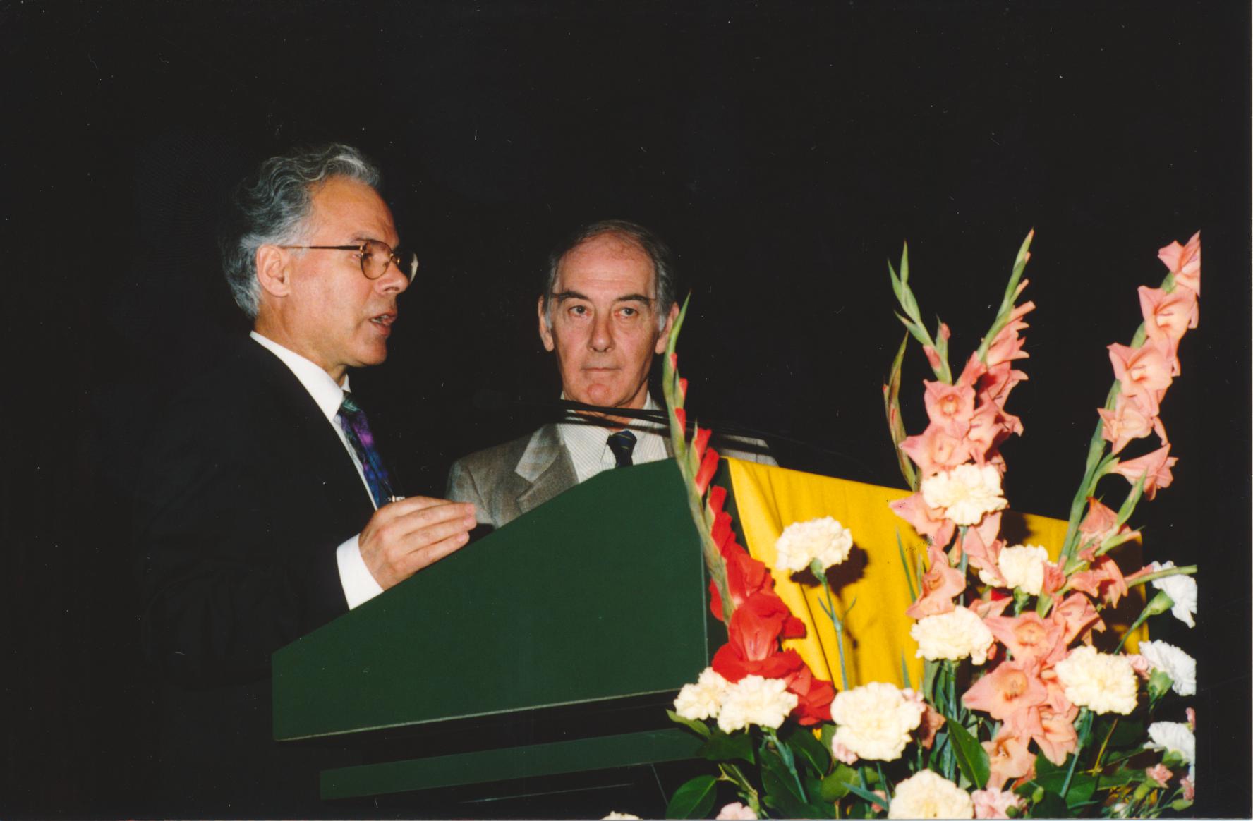 XV. Imago Mundi-Kongress 1995, Innsbruck, Prof. Andreas Resch, Dr. Marco Margnelli